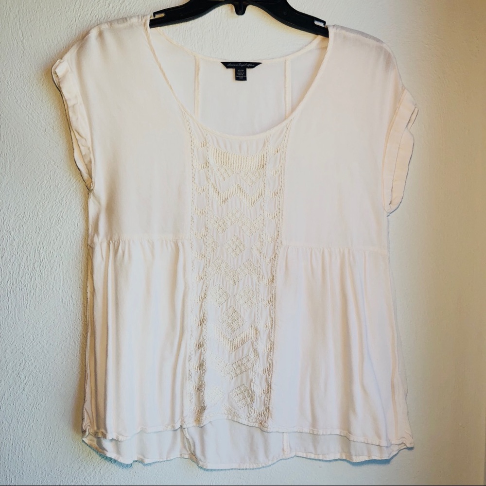 American Eagle White Tee